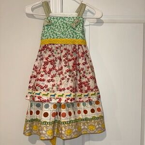 Matilda Jane Multicolor Floral Patchwork Dress
